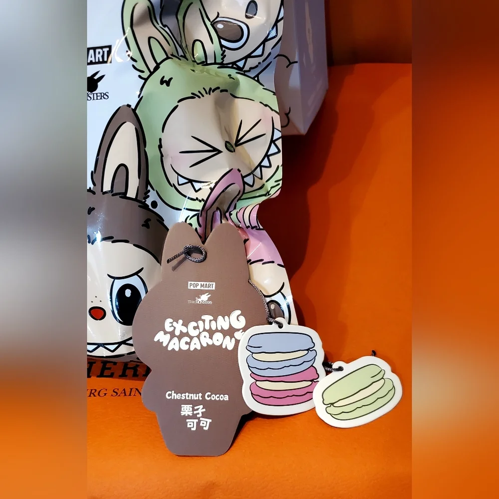 Authentic PopMart - The Monsters Exciting Macaron **SECRET Chestnut Cocoa - Picture 6 of 11